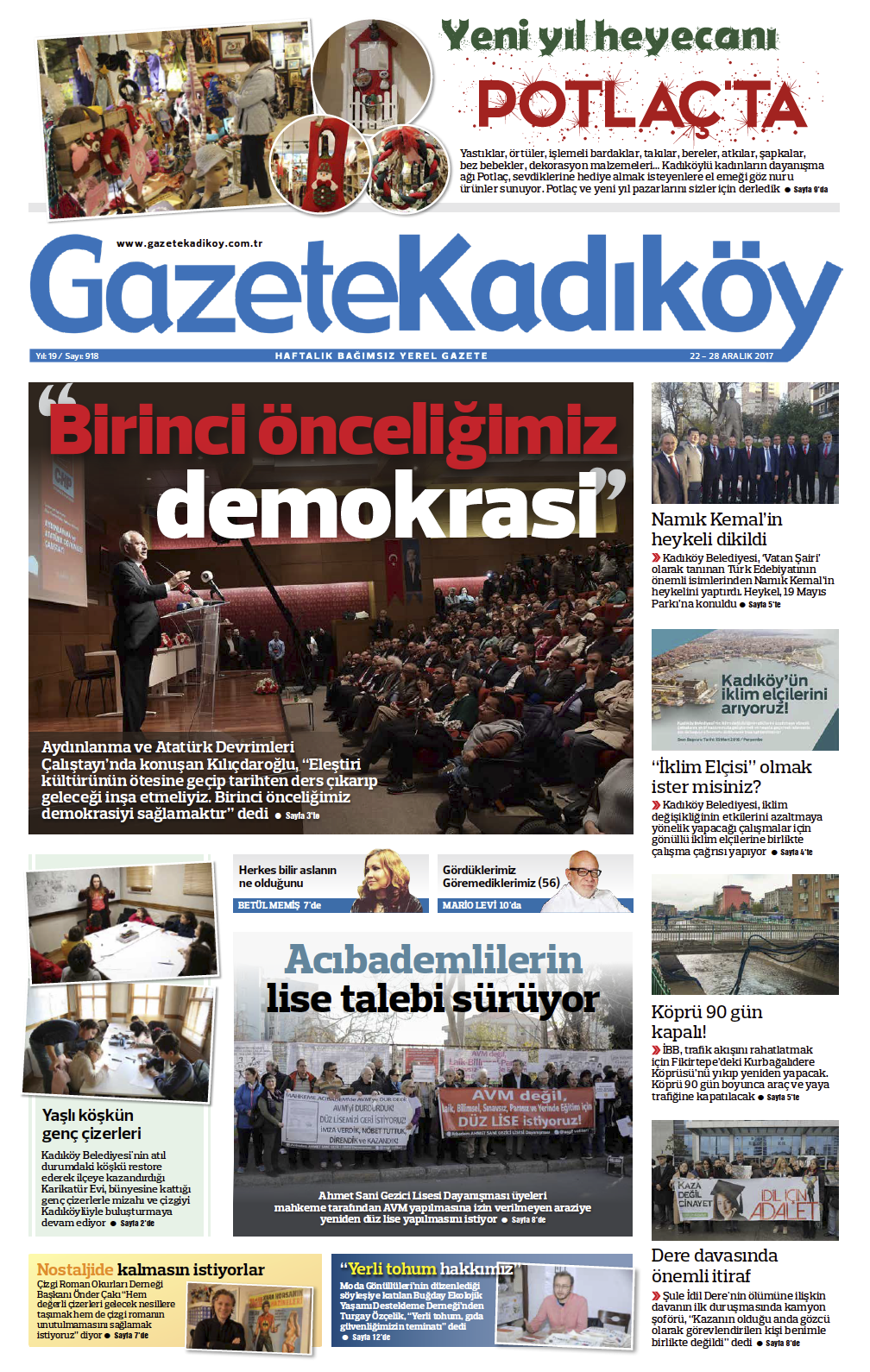 Gazete Kadıköy - 918. SAYI